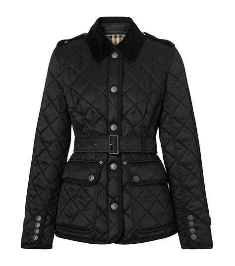 burberry black quilted jacket sale|burberry quilted jacket sale women.